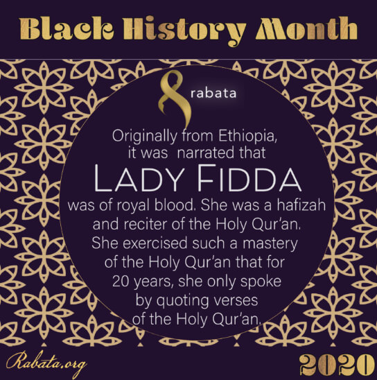 Black History Month - Lady Fidda
