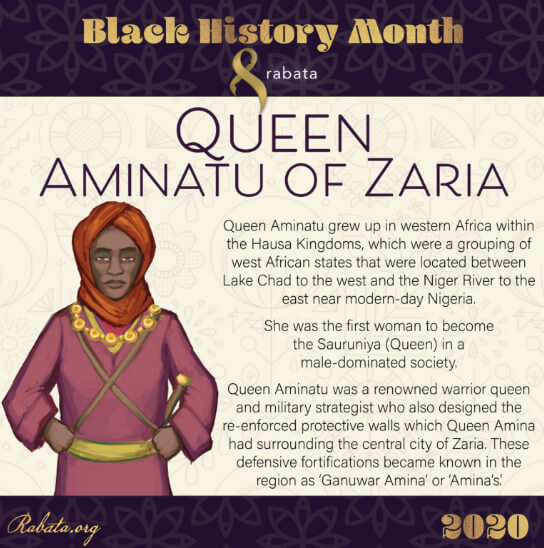 Black History Month - Queen Aminatu Zaria