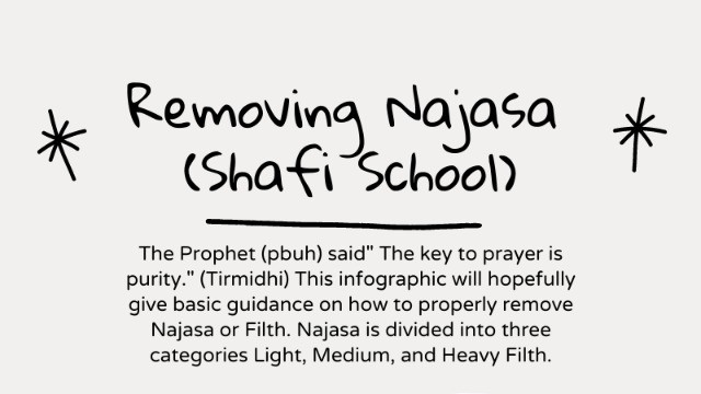 How to remove najasa